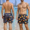 the happy pumpkin swimshorts p151 مايوه اليقطينة السعيدة
