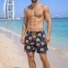 the happy pumpkin swimshorts p151 مايوه اليقطينة السعيدة